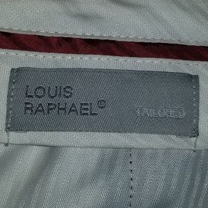 Louis Raphael Men's Tailored Fit Dress Shirt - Easy Care Business Formal Shirt